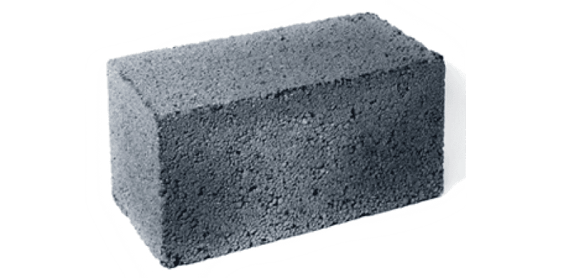 Блок керамзитный стеновой полнотелый