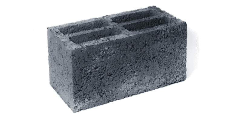 Блок керамзитный стеновой пустотелый